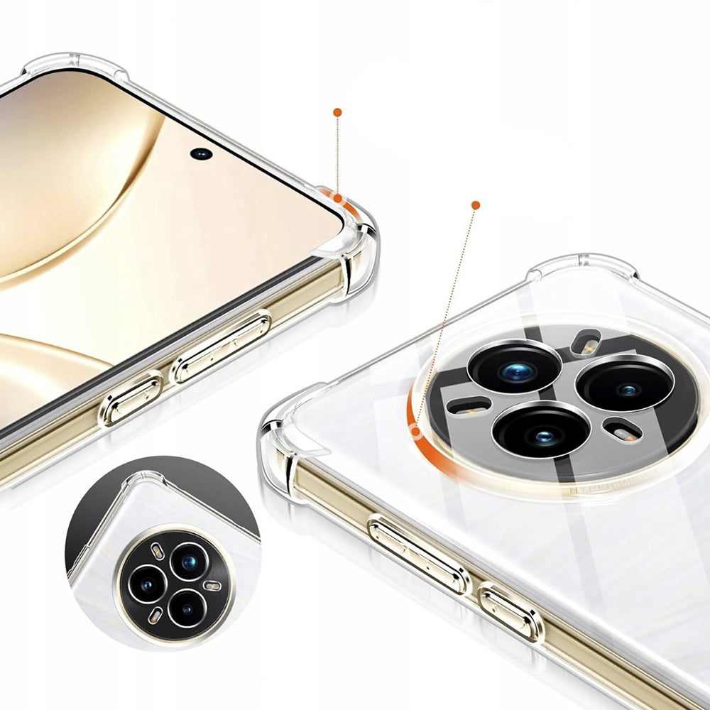 Custodia per Realme 14 Pro, Techsuit, Shockproof Clear, Trasparente