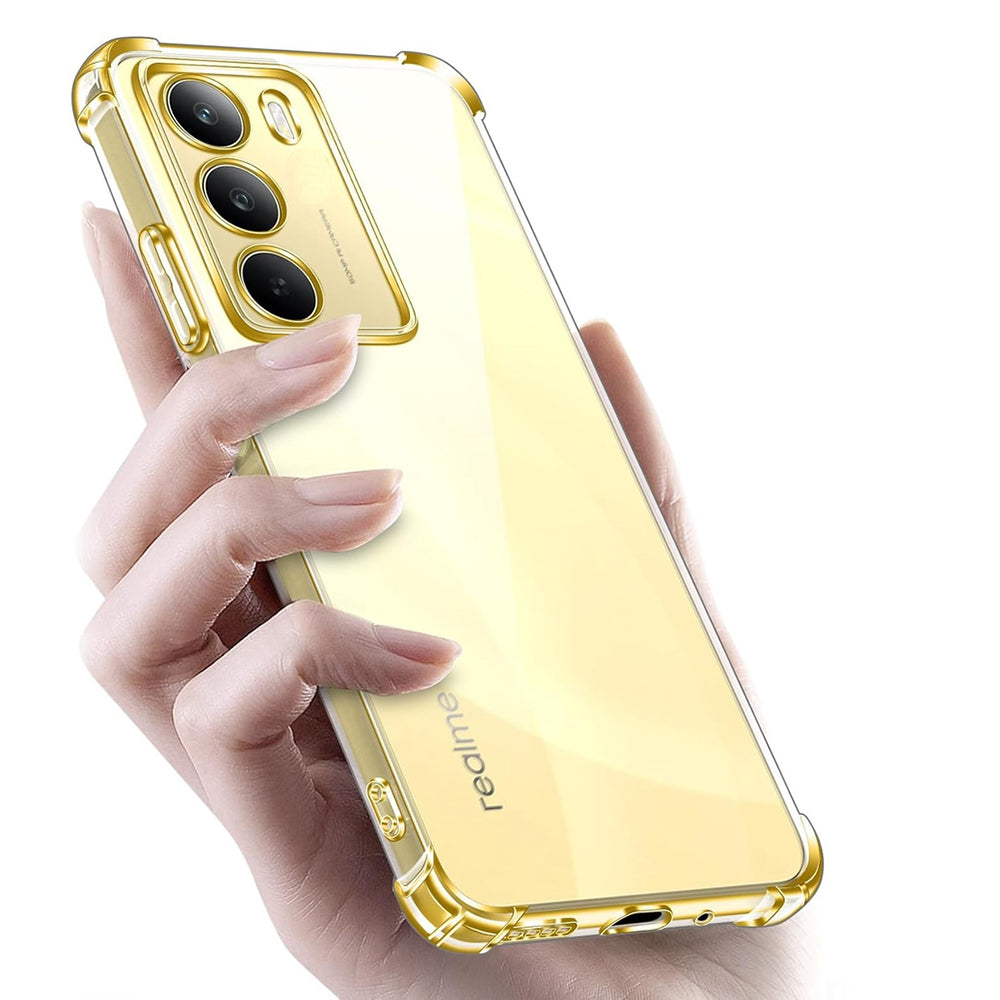 Custodia per Realme 14x, Techsuit, Shockproof Clear, Trasparente