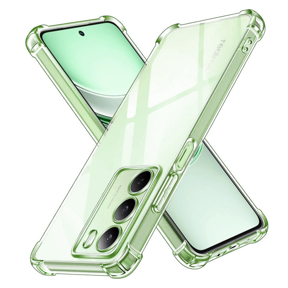 Custodia per Realme 14x, Techsuit, Shockproof Clear, Trasparente