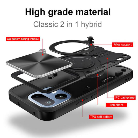 Hülle für Realme 16 Pro+, Techsuit, CamGuard Pro, Schwarz