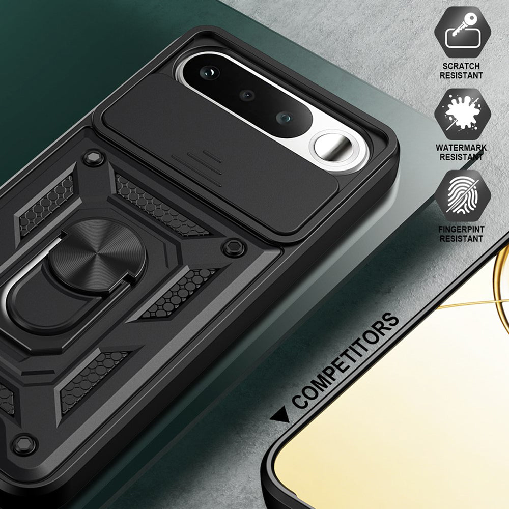 Custodia per Realme 16, Techsuit, CamShield, Nera