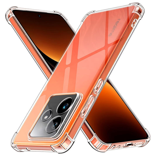 Coque pour Realme GT 7, Techsuit, Antichoc Claire, Transparente