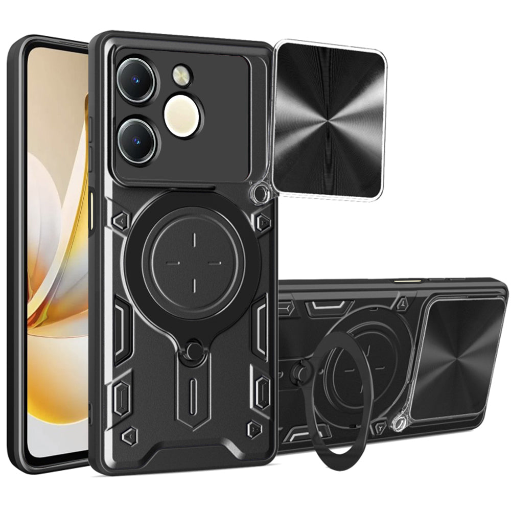 Custodia per Realme Note 70T, Techsuit, CamGuard Pro, Nera