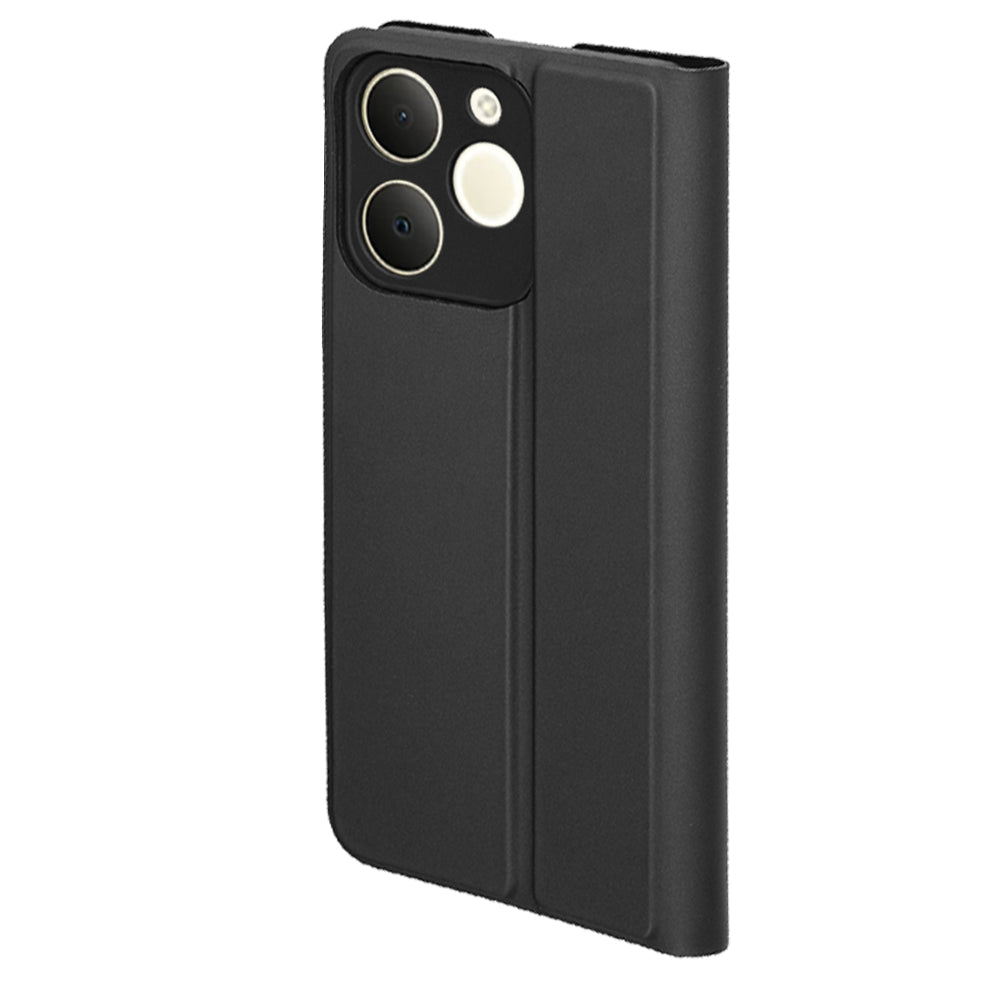 Custodia per Realme Note 70T, Techsuit, Magskin Book, Nera