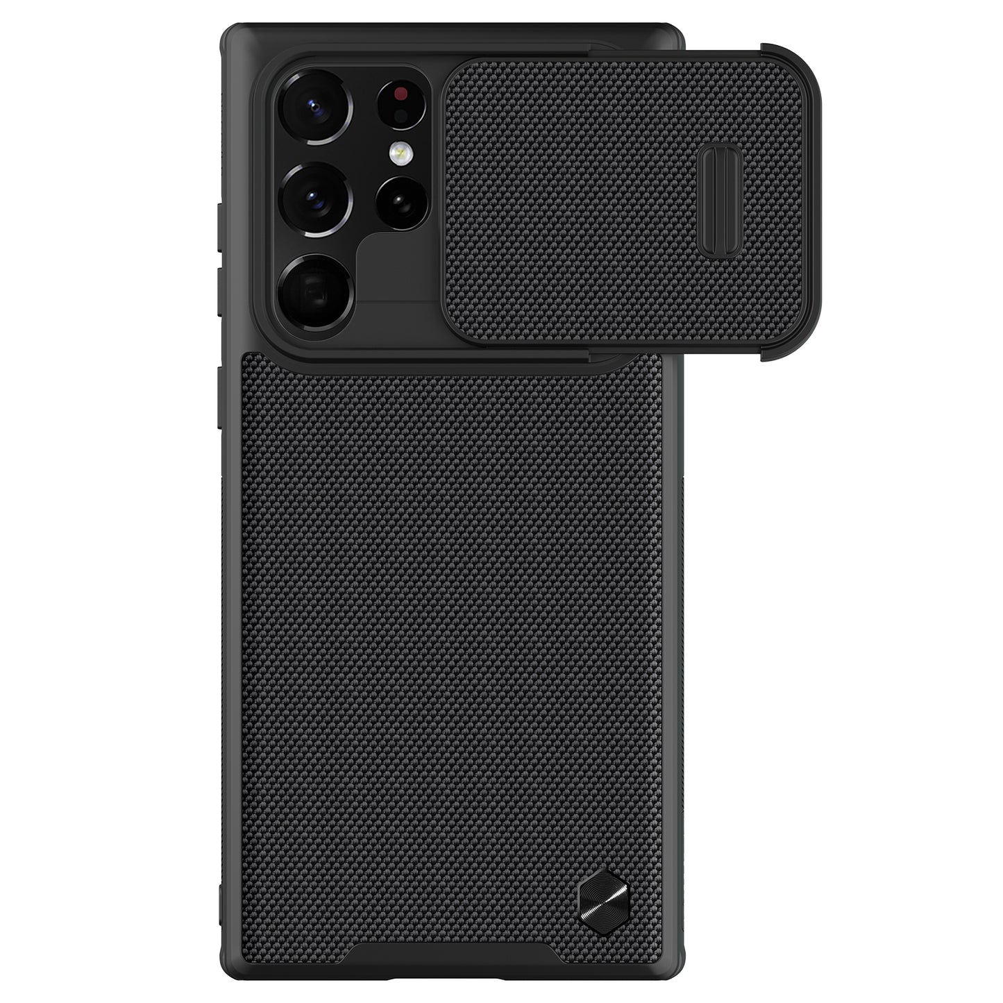 Custodia per Samsung Galaxy S22 Ultra 5G S908, Nillkin, Textured S, blu navy