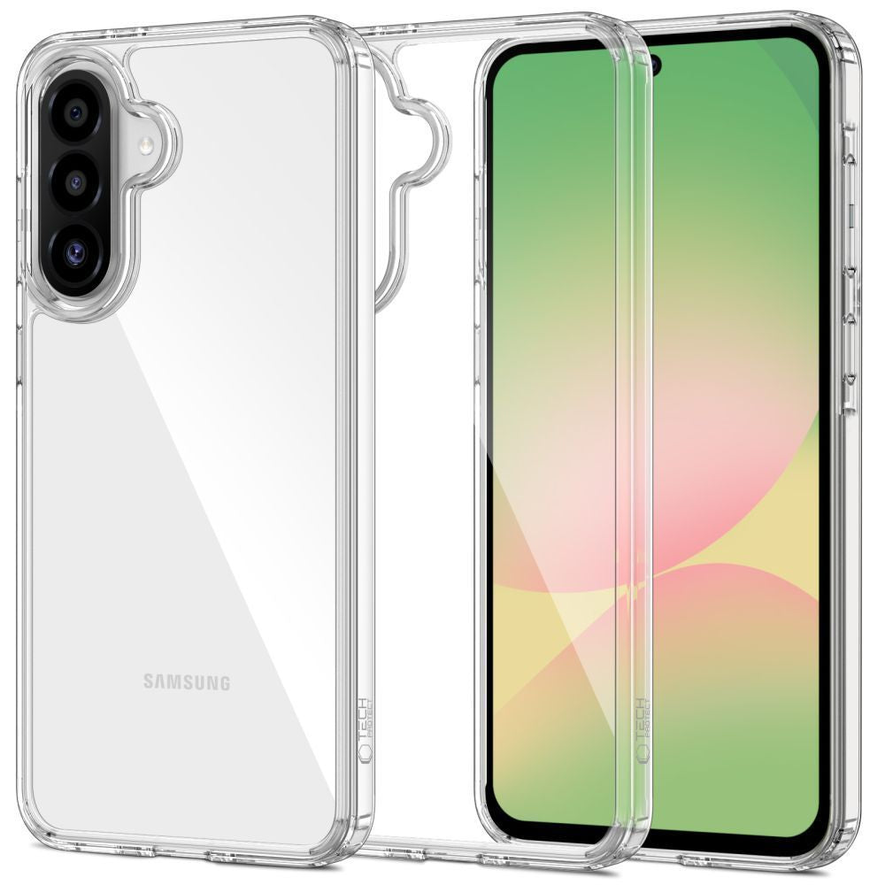 Custodia per Samsung Galaxy A36 A366, Tech-Protect, Flexair Hybrid, Trasparente