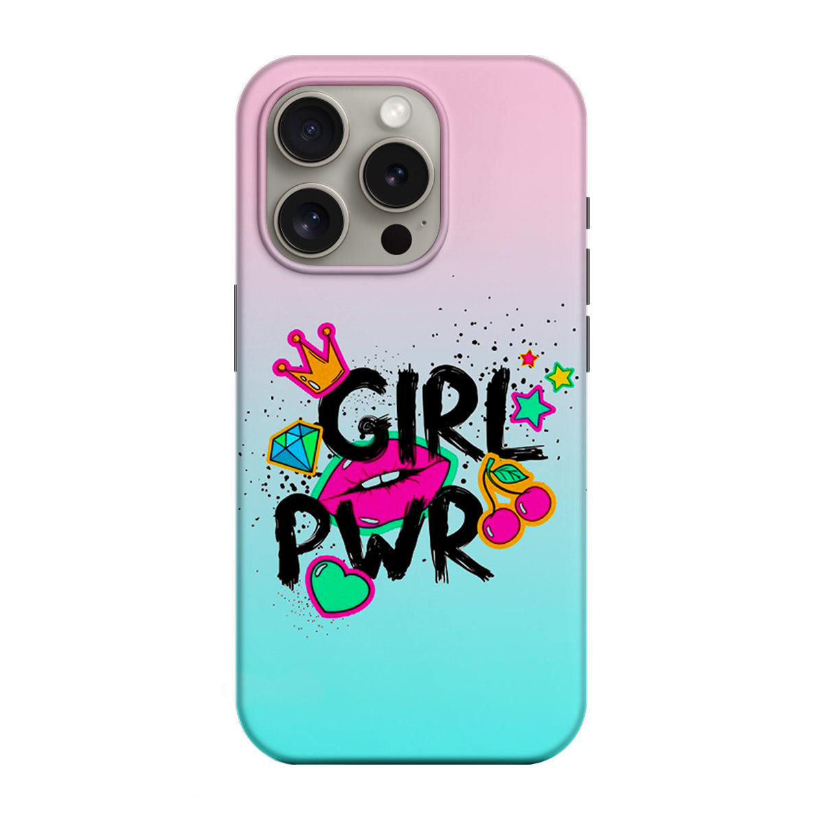 Coque pour Samsung Galaxy A05s A057, Perfect Case, LOVE-Splash Girl Power, Multicolore