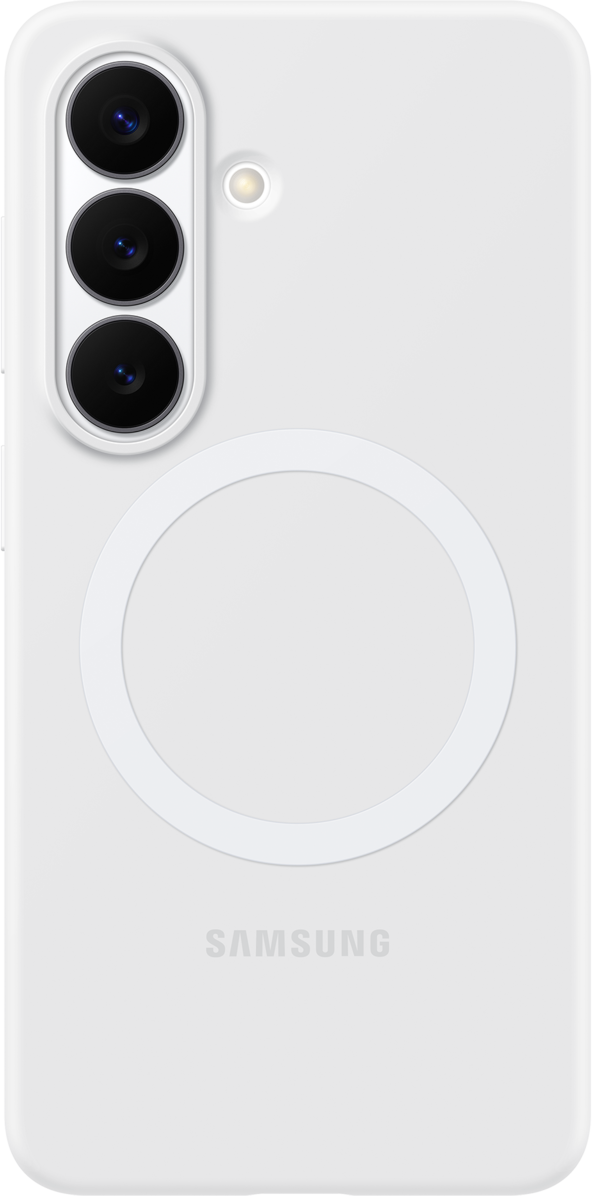 Custodia per Samsung Galaxy S26 S942, Silicone Magnet Case, Bianca EF-ES942CWEGWW