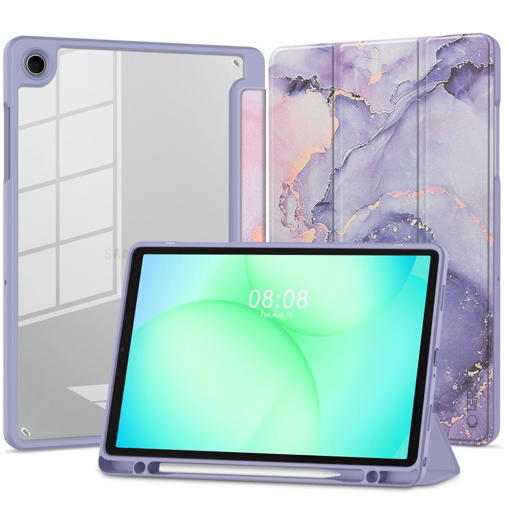 Custodia per Samsung Galaxy Tab A11+ / Tab A9+, Tech-Protect, SC PEN Hybrid, Viola