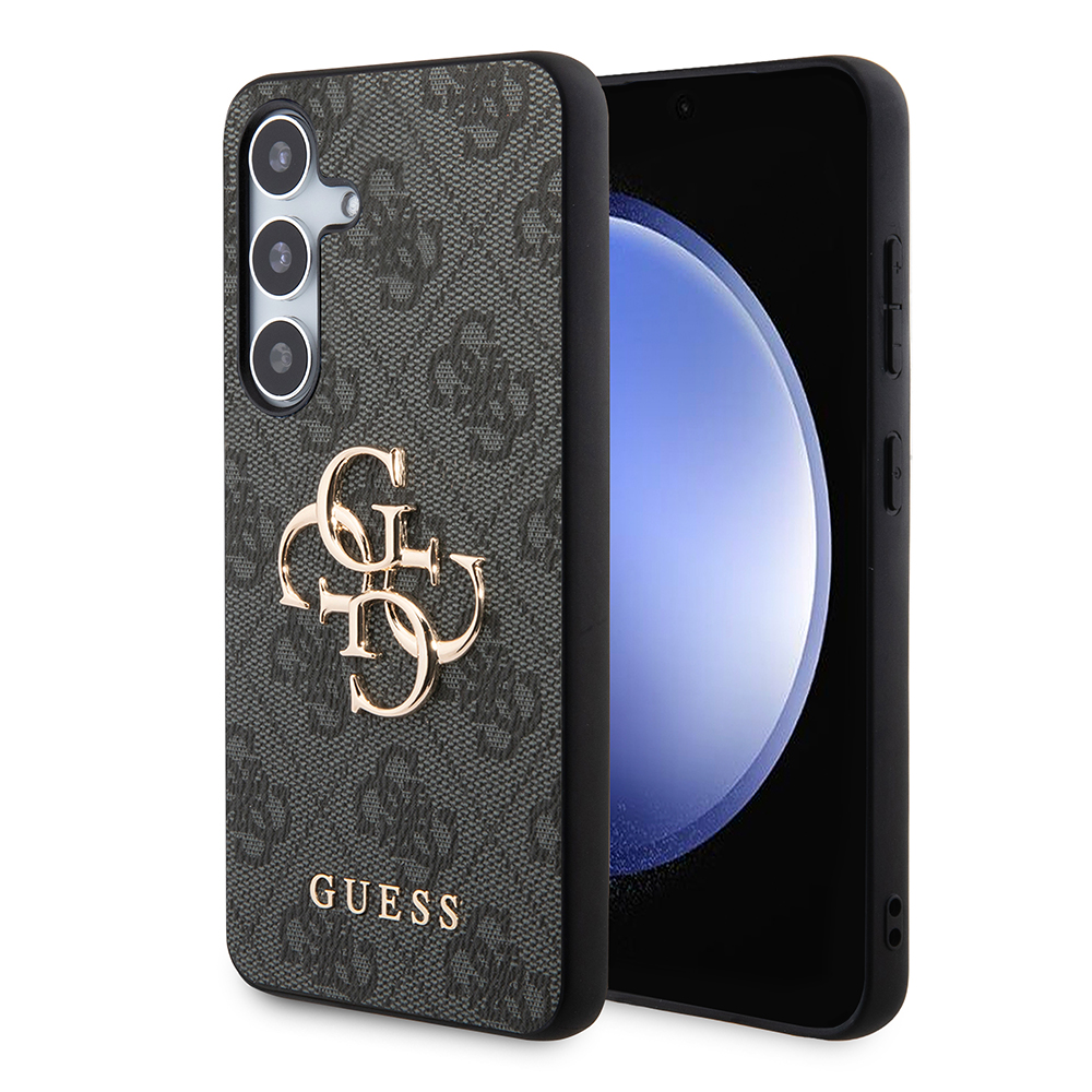Custodia per Samsung Galaxy S24+ S926, Guess, 4G Big Logo, Nera, Ricondizionata