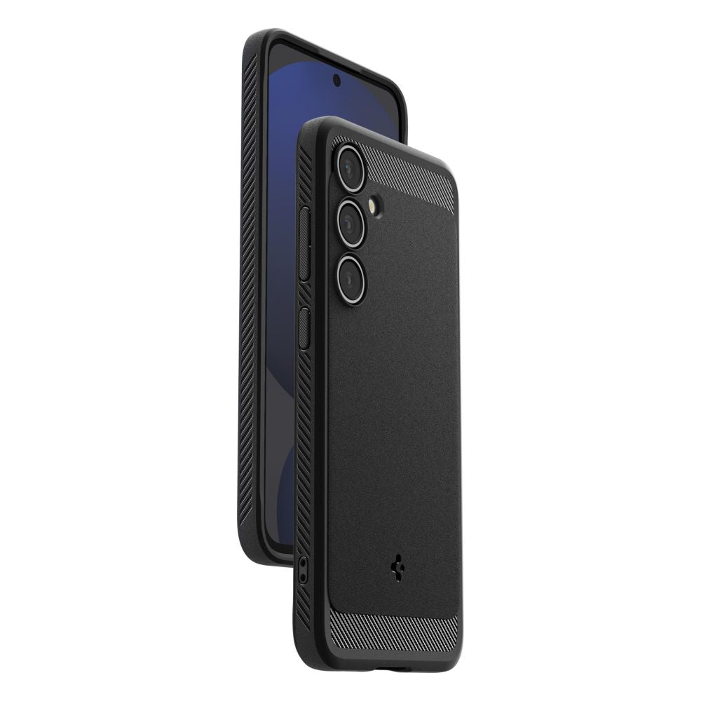 Custodia per Samsung Galaxy S24 FE S721, Spigen, Rugged Armour, nera ACS08578