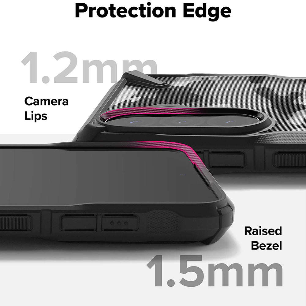 Custodia per Samsung Galaxy A56 A566 / A36 A366, Ringke, Fusion X Camo, Nera