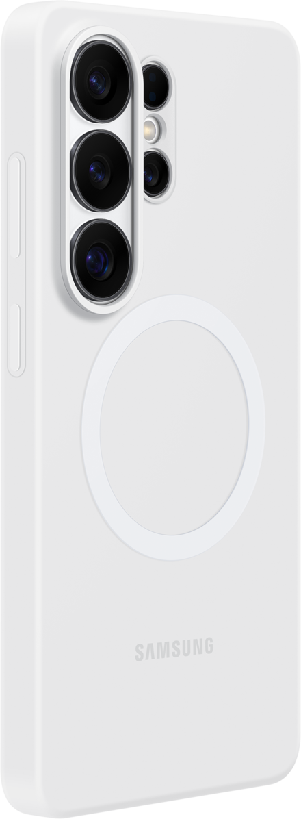 Étui pour Samsung Galaxy S26 Ultra S948, Silicone Magnet Case, Blanc EF-ES948CWEGWW