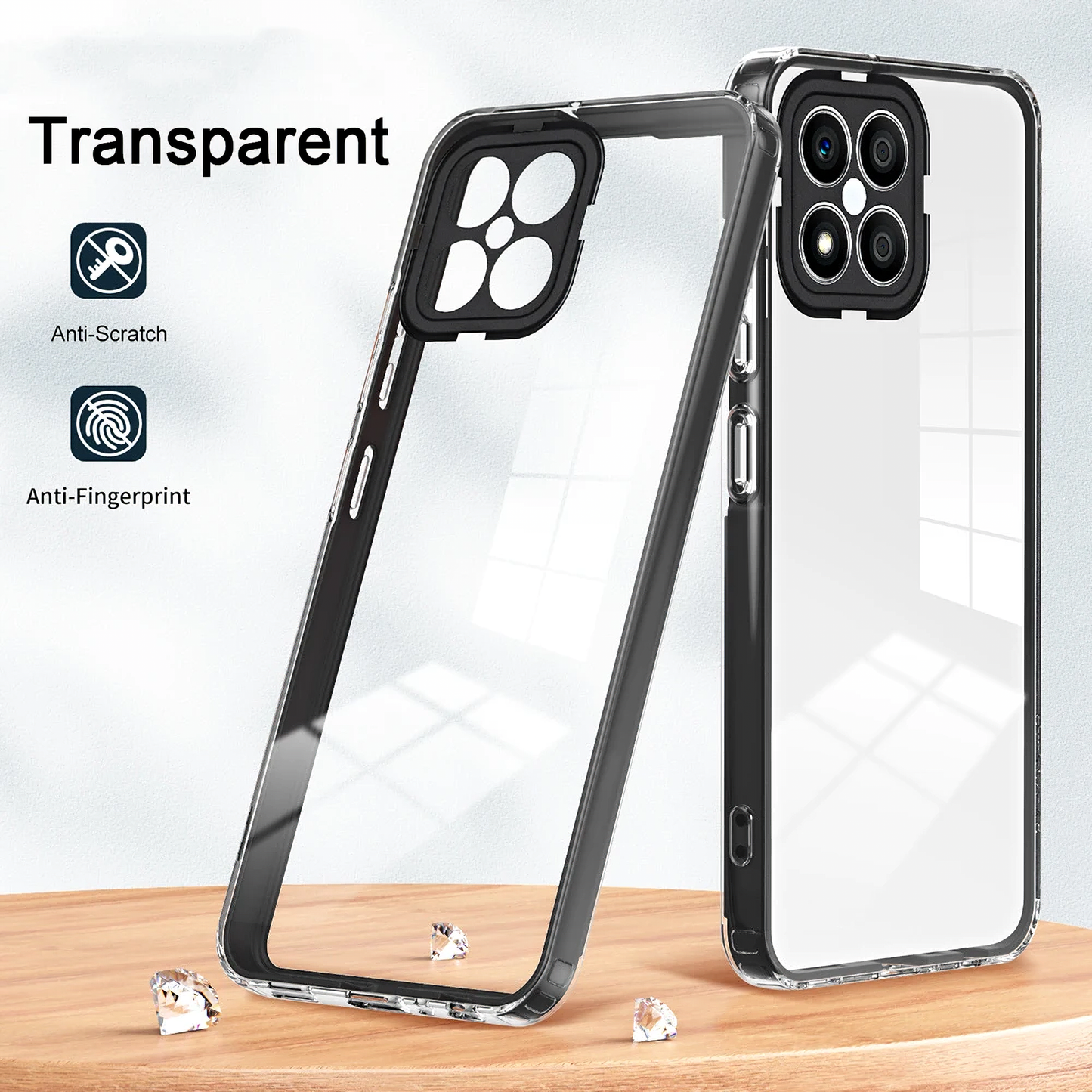 Custodia per Samsung Galaxy A15 5G A156 / A155, OEM, Enviro Hybrid, nero