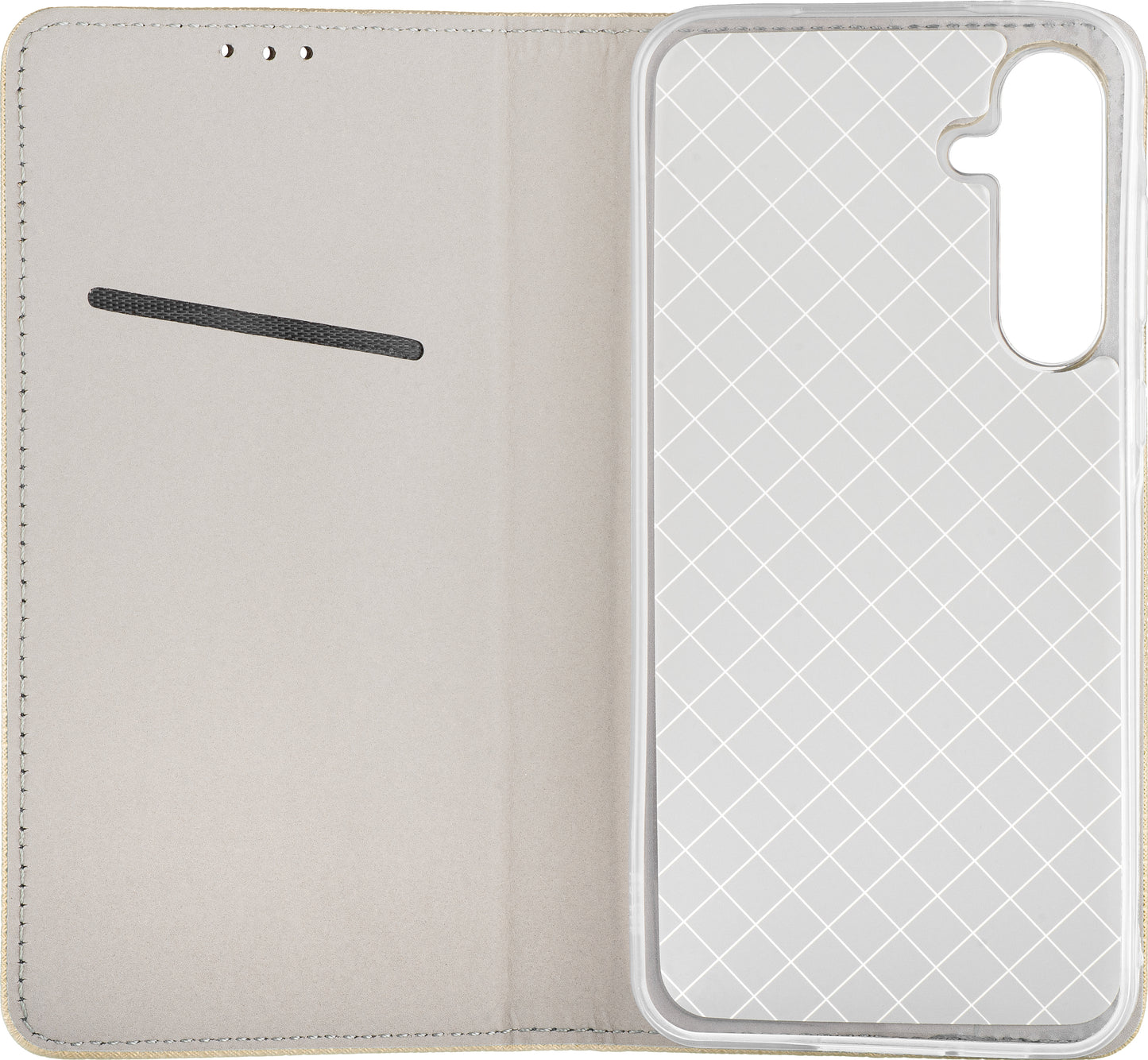 Custodia per Samsung Galaxy A16 5G A166 / A16 4G A165, OEM, Smart Magnet, Dorata