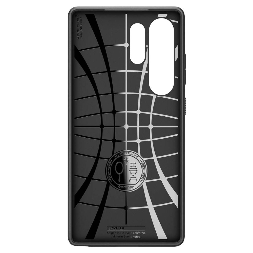 Custodia per Samsung Galaxy S25 Ultra S938, Spigen, Liquid Air, Nera ACS08953