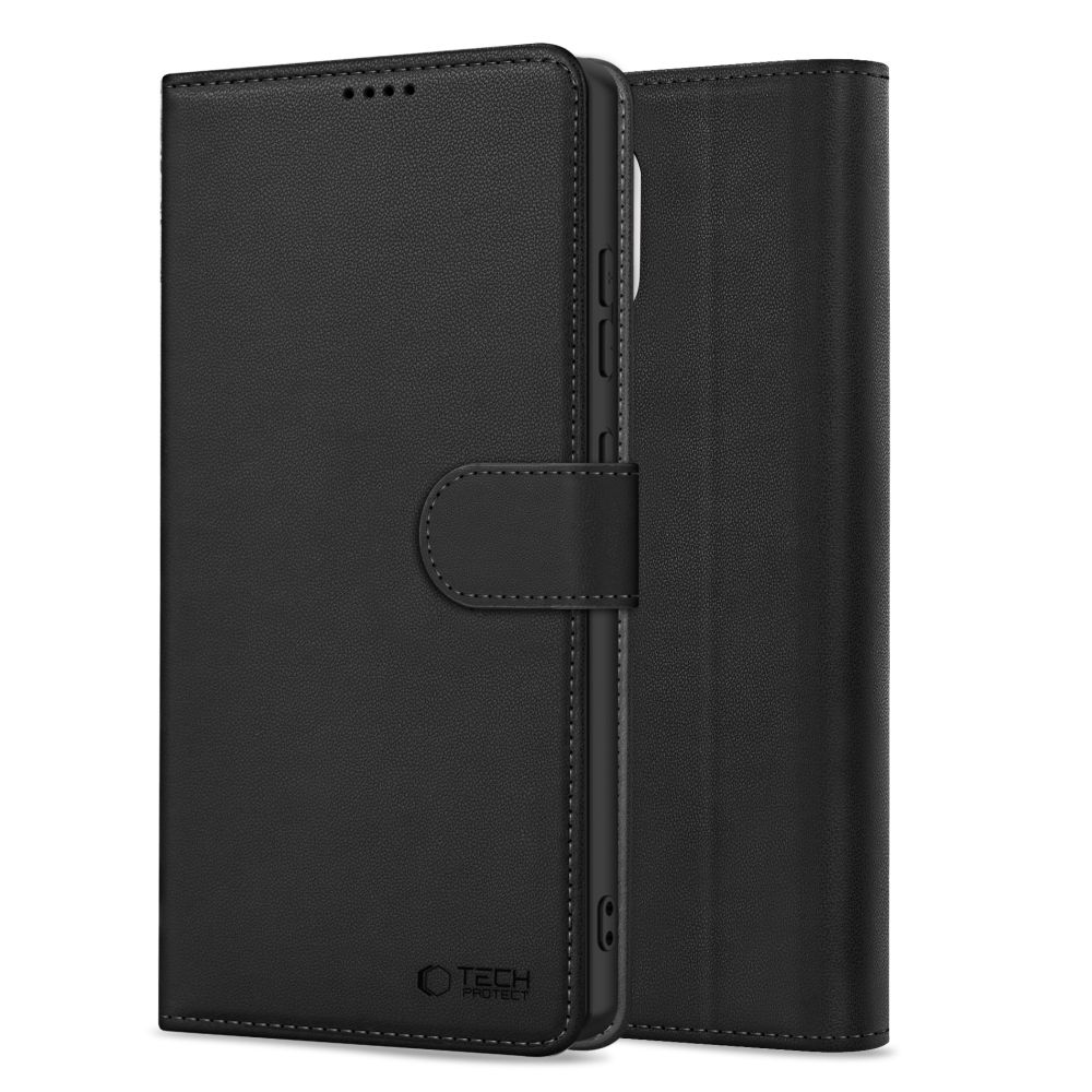 Custodia per Samsung Galaxy A37 5G / A56 A566 / A36 A366, Tech-Protect, Wallet, Nera