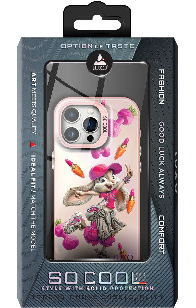Coque pour Samsung Galaxy A14 A145 / A14 5G A146, LUXO So CooL, ArcadiA Rabbit, Multicolore