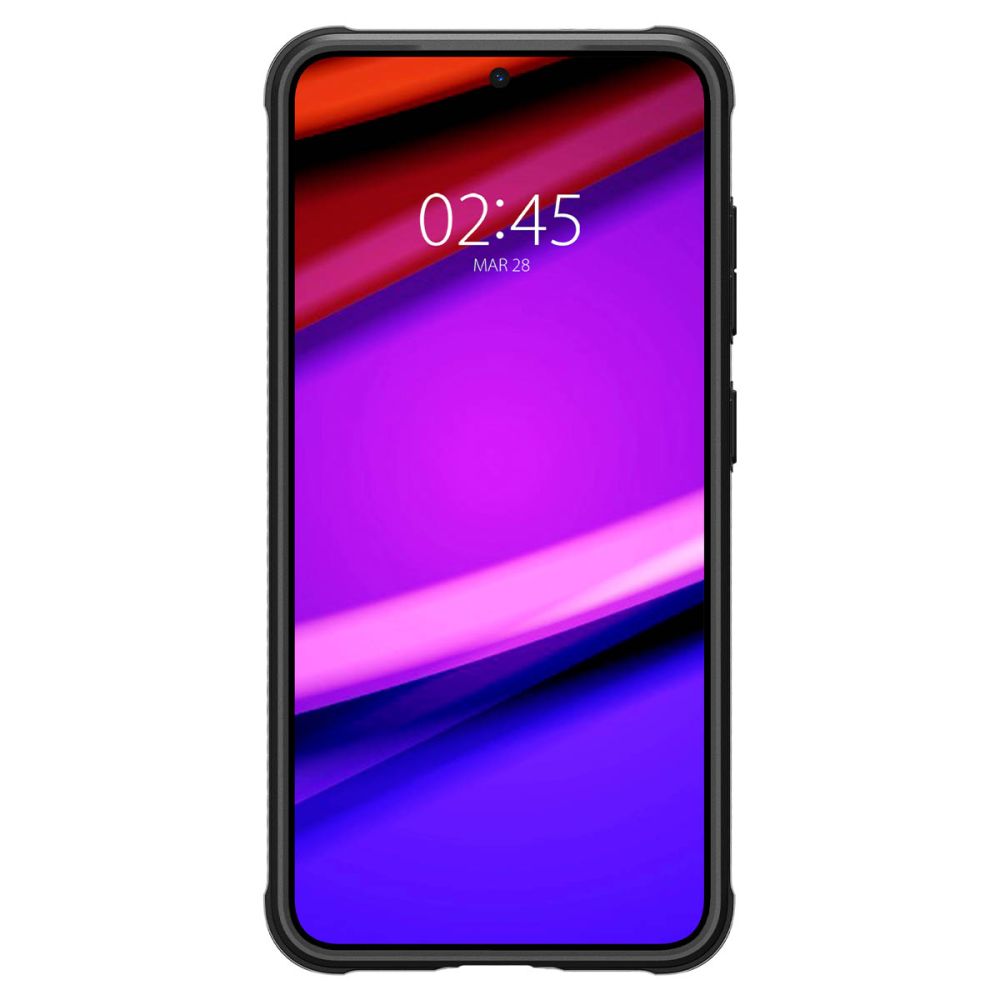 Custodia per Samsung Galaxy S24 S921, Spigen, Rugged Armour, Nero ACS07346