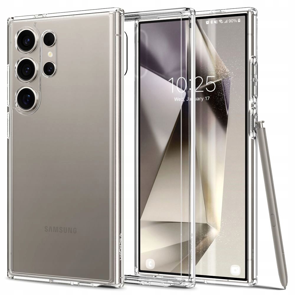 Custodia per Samsung Galaxy S24 Ultra S928, Spigen, Ultra Hybrid, Trasparente ACS07292