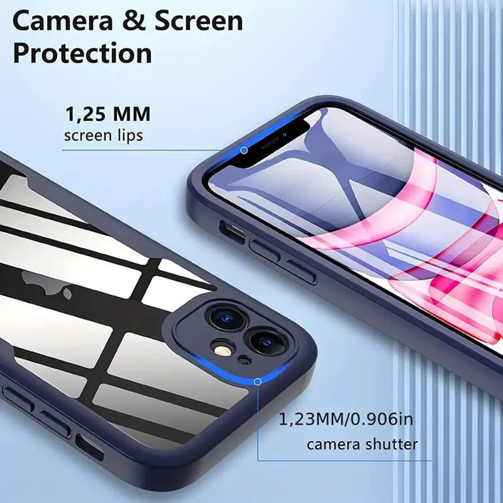 Custodia per Samsung Galaxy A18 5G A186 / A18 4G A185 / F17 / M17 / A17 4G A175, Techsuit, ColorVerse 360, Blu