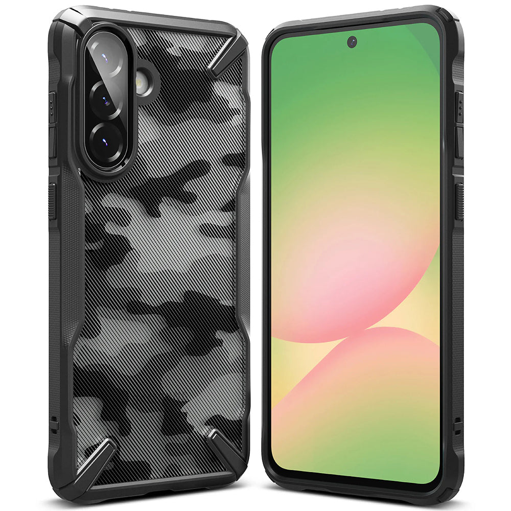 Custodia per Samsung Galaxy A56 A566 / A36 A366, Ringke, Fusion X Camo, Nera