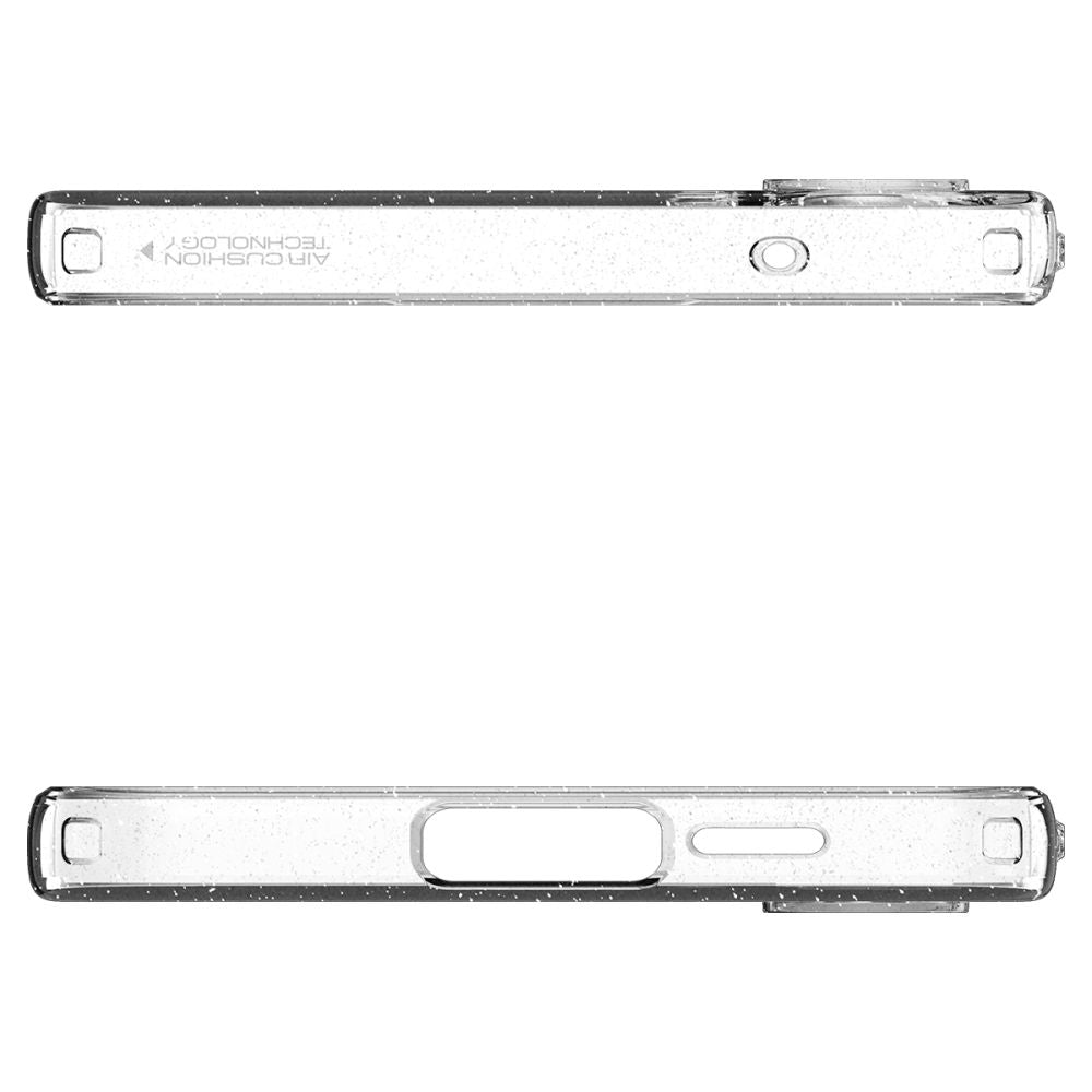 Custodia per Samsung Galaxy A55 5G A556, Spigen, Cristallo liquido Glitter, Trasparente ACS07538