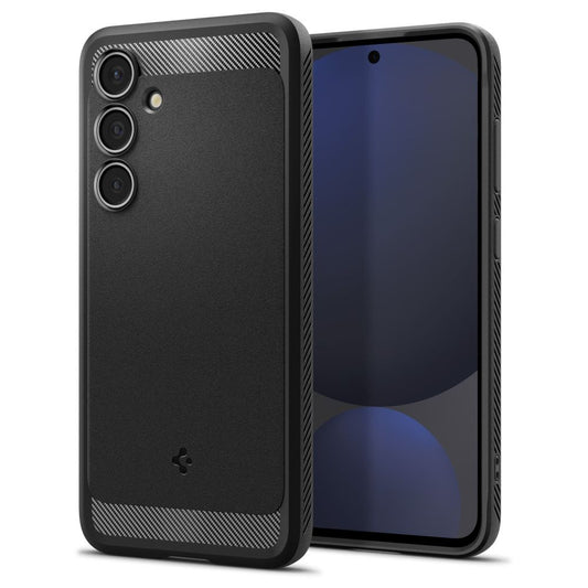 Étui pour Samsung Galaxy S24 FE S721, Spigen, Rugged Armour, Noir ACS08578