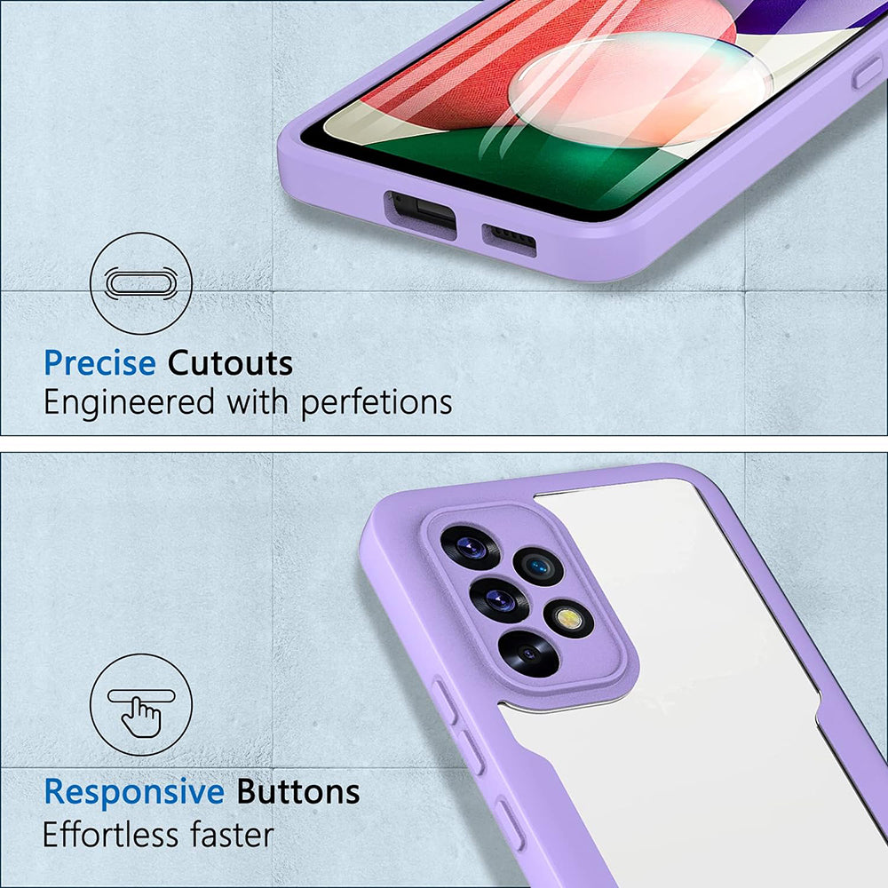 Custodia per Samsung Galaxy A04s A047 / A13 5G A136, Techsuit, ColorVerse 360, Nera