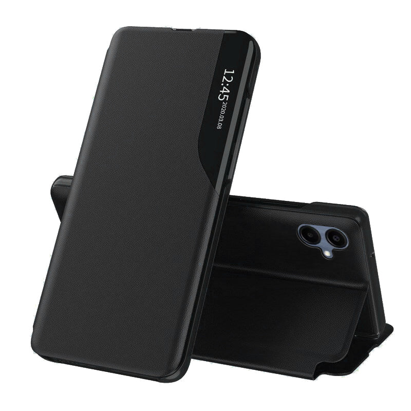 Custodia per Samsung Galaxy A06 A065, Techsuit, eFold, Nera