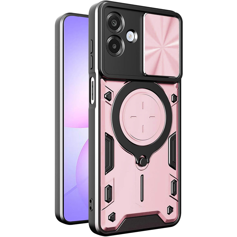 Custodia per Samsung Galaxy A07 4G A075, Techsuit, CamGuard Pro, Rosa