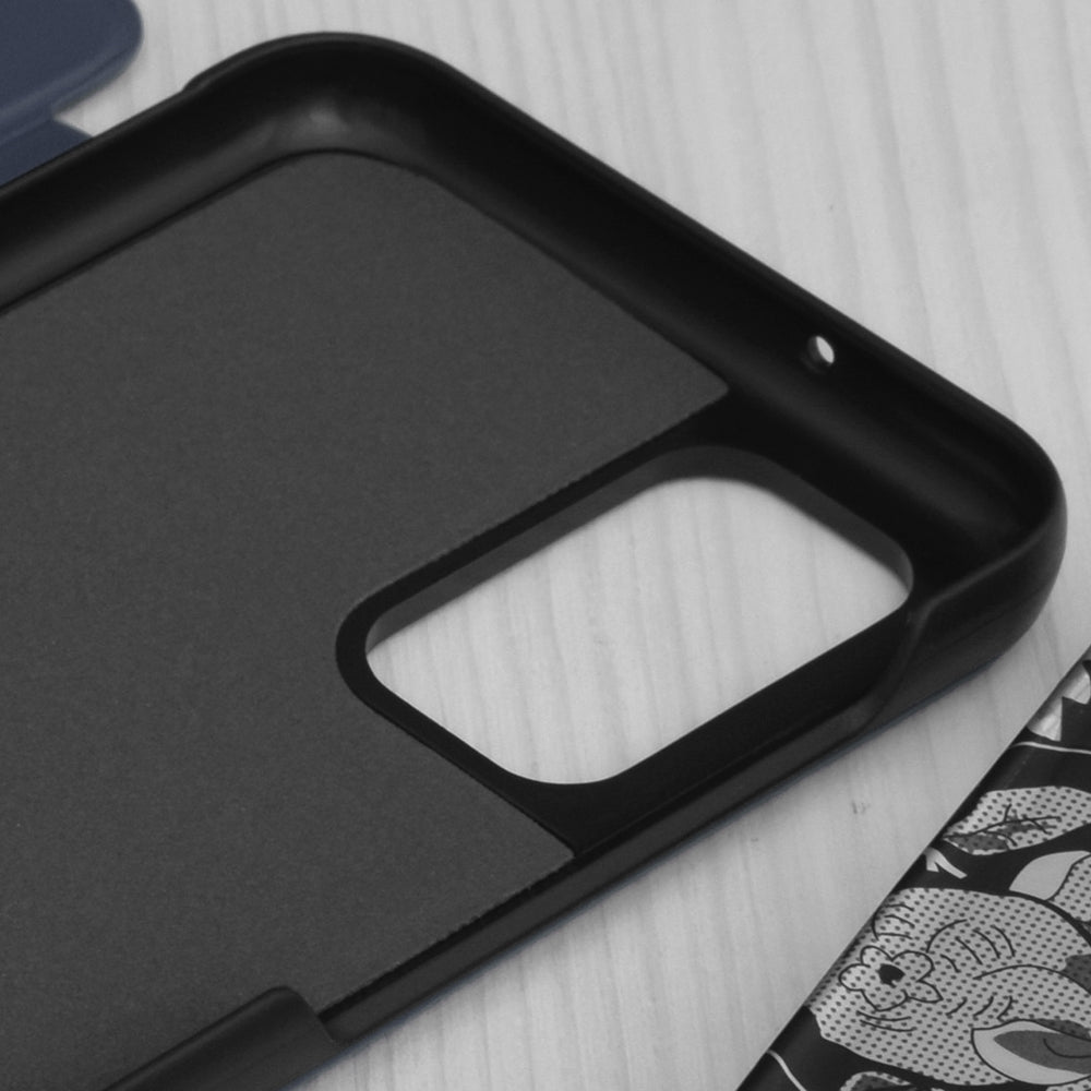 Coque pour Samsung Galaxy A13 A135, Techsuit, eFold, Bleu Foncé