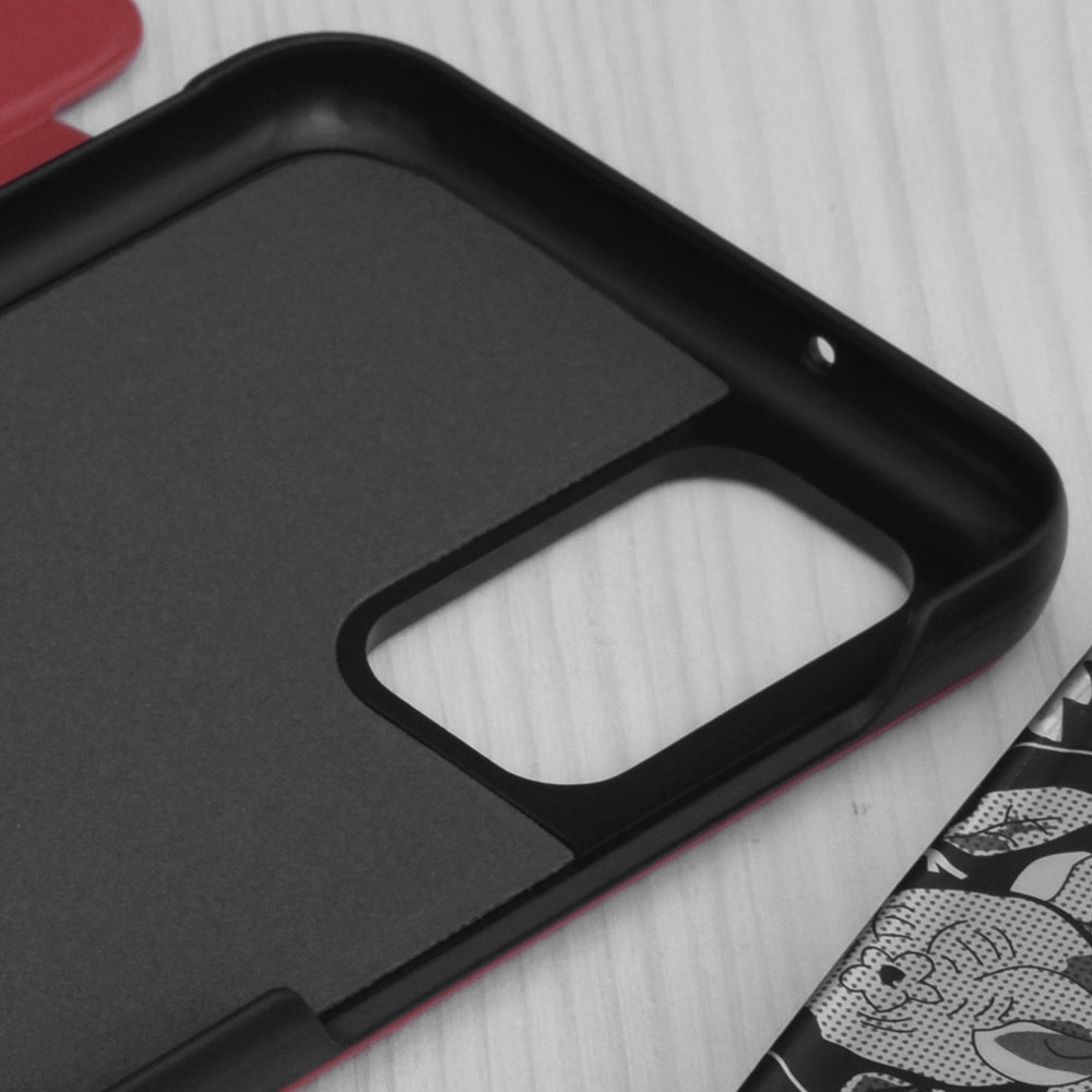 Custodia per Samsung Galaxy A13 A135, Techsuit, eFold, Rossa