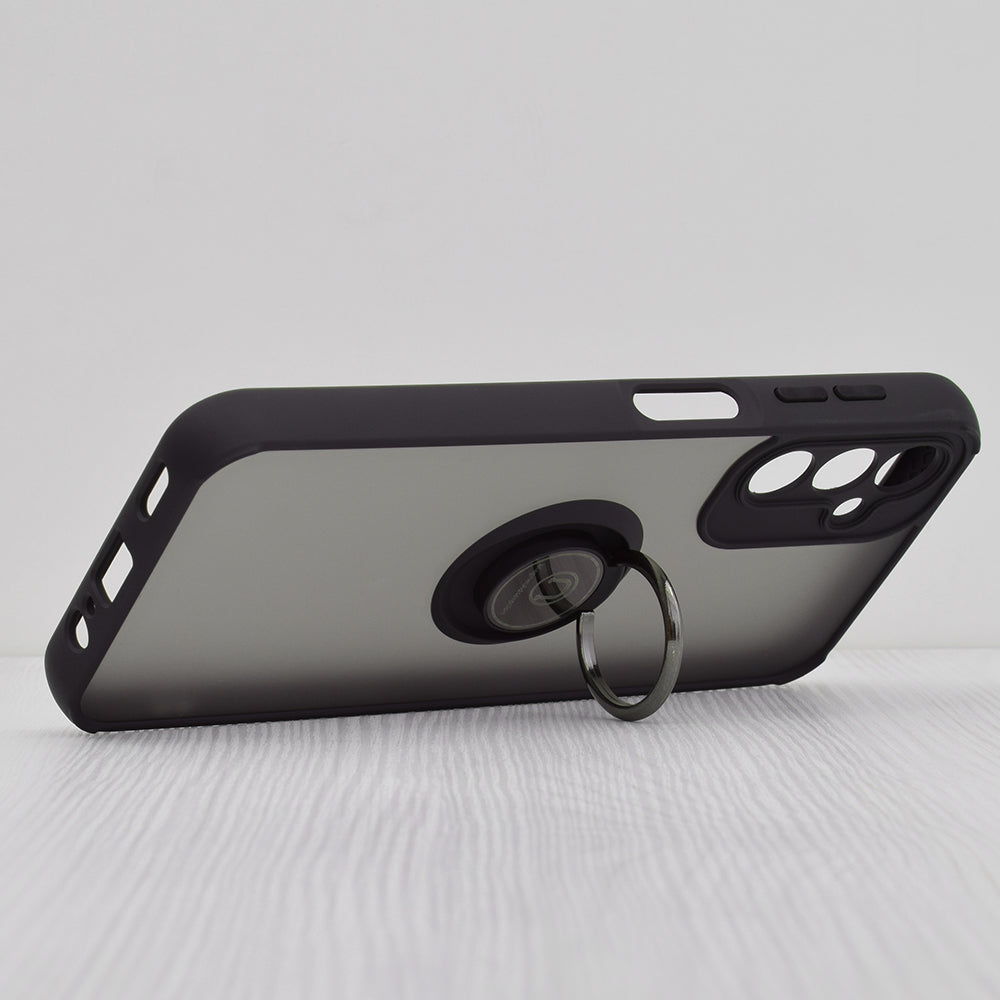 Custodia per Samsung Galaxy A14 A145 / A14 5G A146, Techsuit, Glinth, Nera