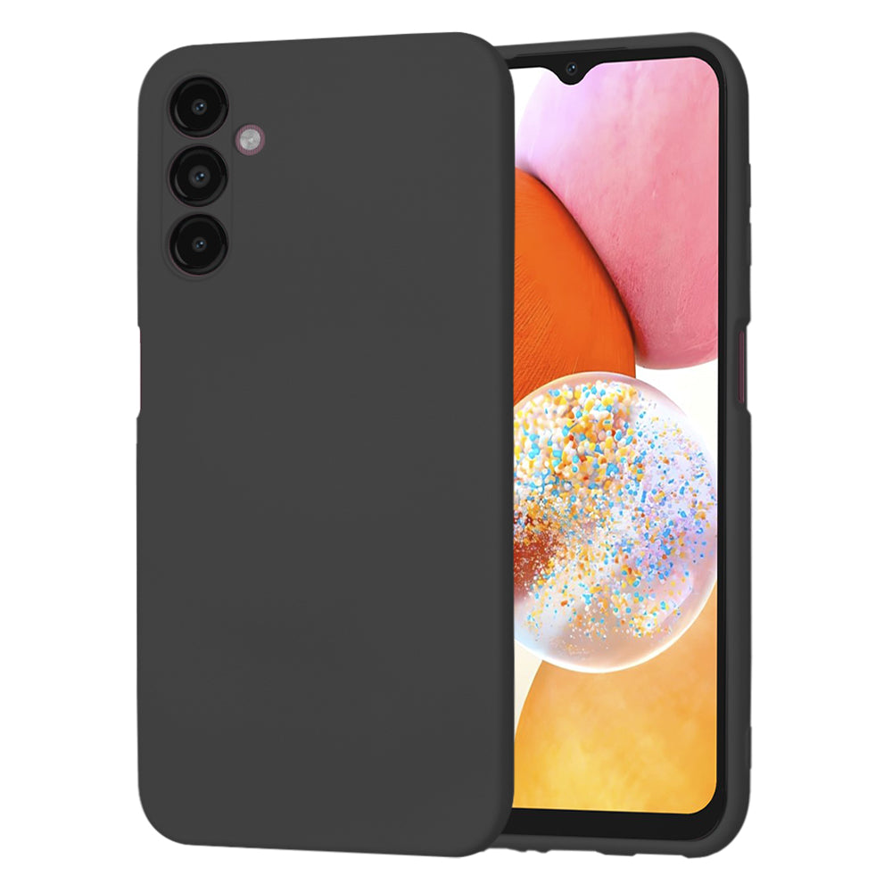 Custodia per Samsung Galaxy A14 A145 / A14 5G A146, Techsuit, SoftFlex, Nera