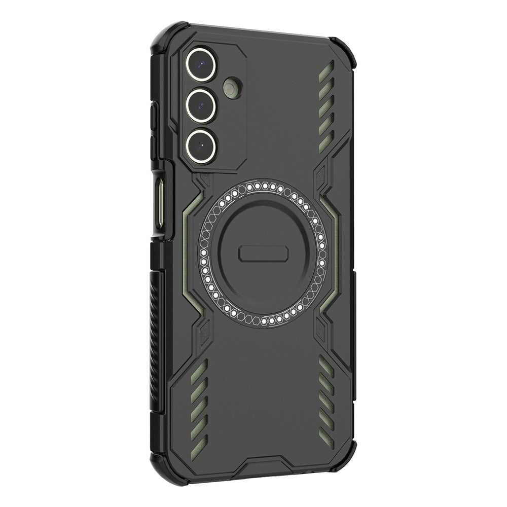 Custodia MagSafe per Samsung Galaxy A15 5G A156 / A15 A155, Techsuit, ArmorMag, Nera