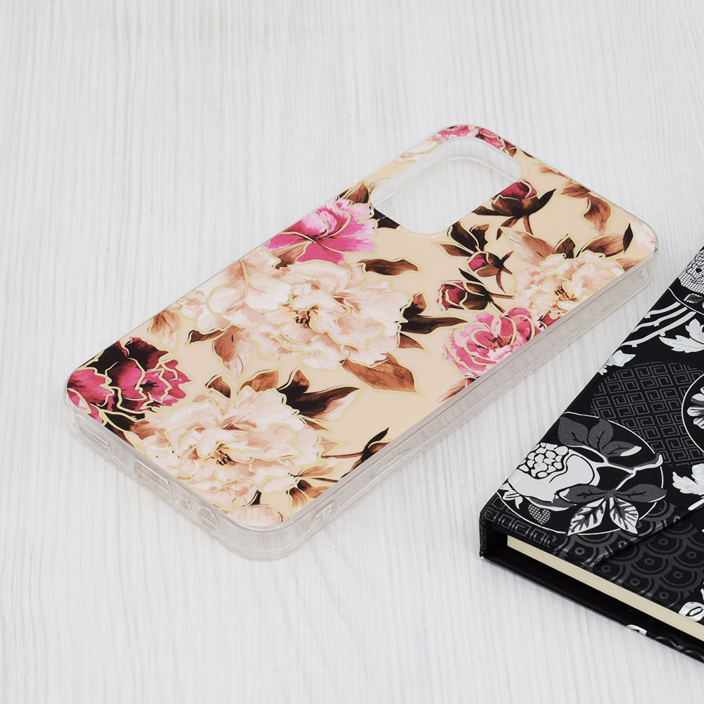 Custodia per Samsung Galaxy A15 5G A156 / A15 A155, Techsuit, Marble, Beige