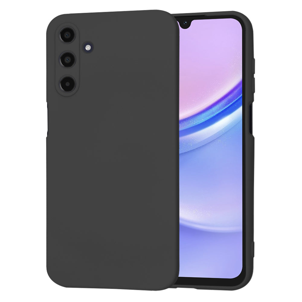 Custodia per Samsung Galaxy A15 5G A156 / A15 A155, Techsuit, SoftFlex, Nera