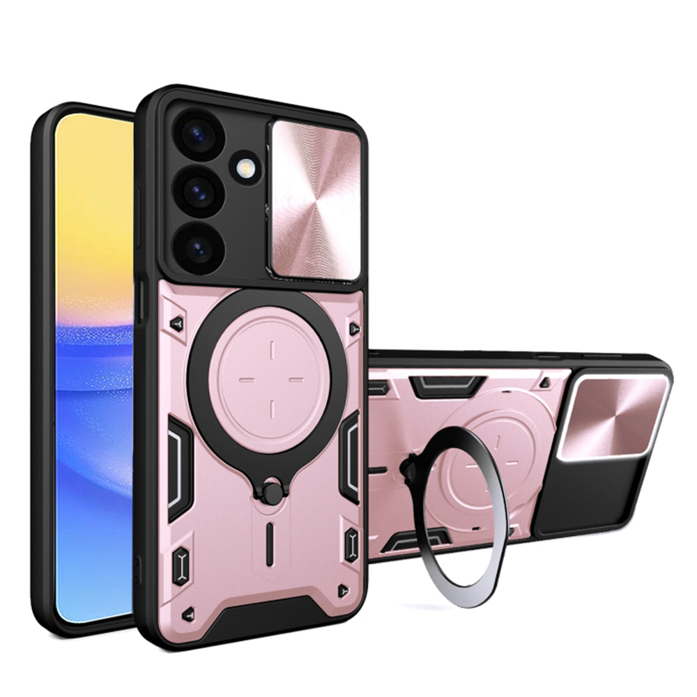 Coque pour Samsung Galaxy A16 5G A166 / A16 4G A165, Techsuit, CamGuard Pro, Rose Doré