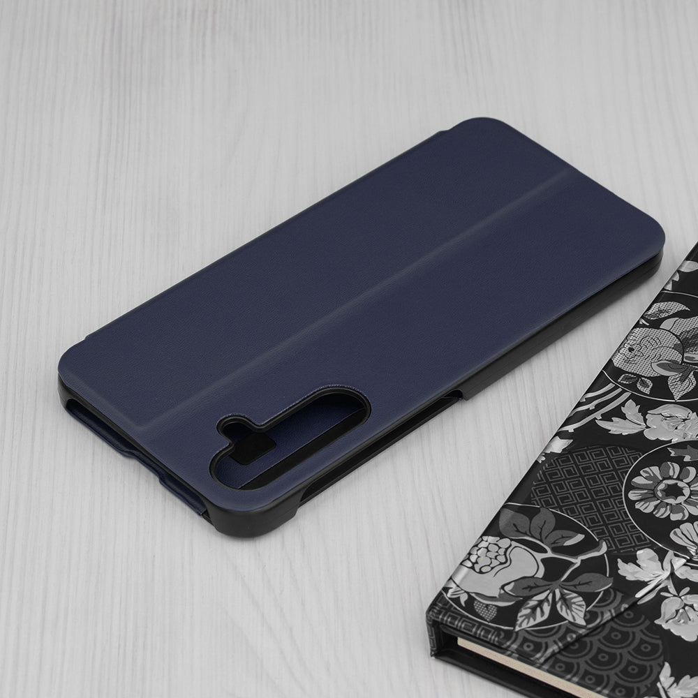 Custodia per Samsung Galaxy A16 5G A166 / A16 4G A165, Techsuit, eFold, Blu Scuro