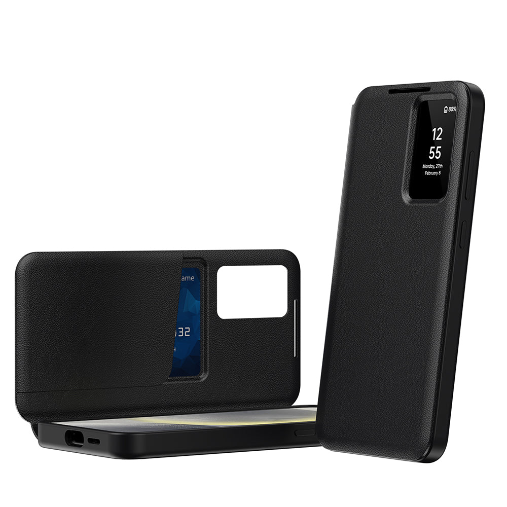 Custodia per Samsung Galaxy A16 5G A166 / A16 4G A165, Techsuit, SmartView, Nera