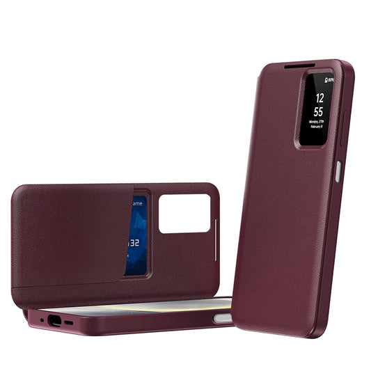 Custodia per Samsung Galaxy A17 4G / A17 5G / A26 A266, Techsuit, SmartView, Rossa