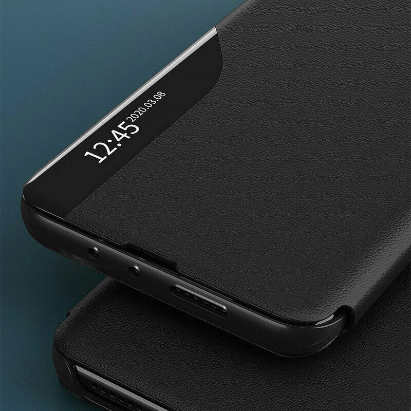 Custodia per Samsung Galaxy A22 5G A226, Techsuit, eFold, Nera