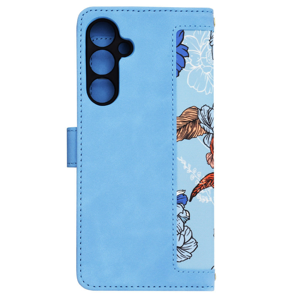 Coque pour Samsung Galaxy A25 A256, Techsuit, FlipCraft, Bleu