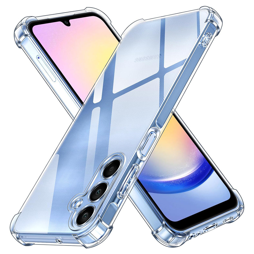 Custodia per Samsung Galaxy A25 A256, Techsuit, Shockproof Clear, Trasparente