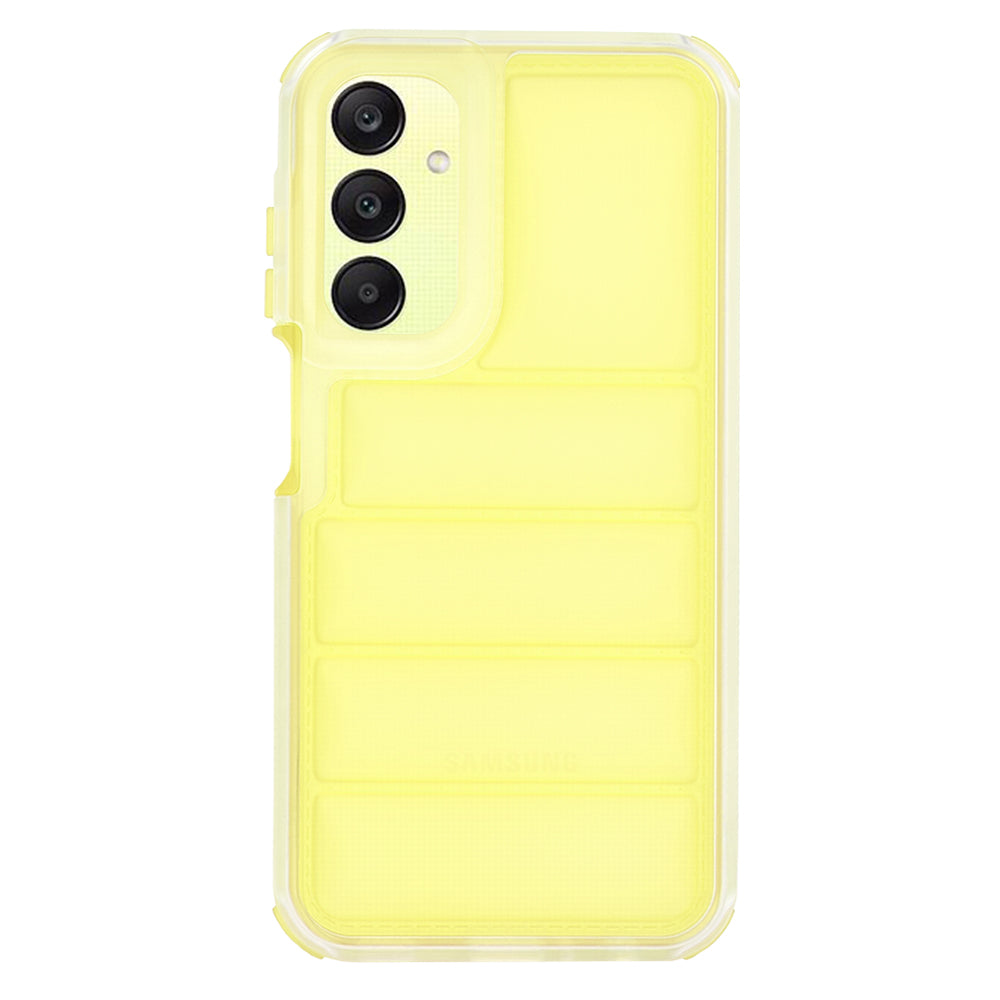 Custodia per Samsung Galaxy A25 A256, Techsuit, Wave Shield, Gialla