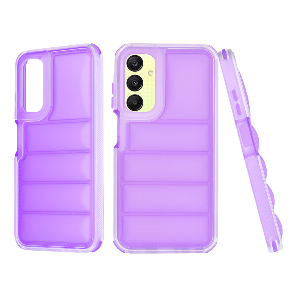 Custodia per Samsung Galaxy A25 A256, Techsuit, Wave Shield, Viola