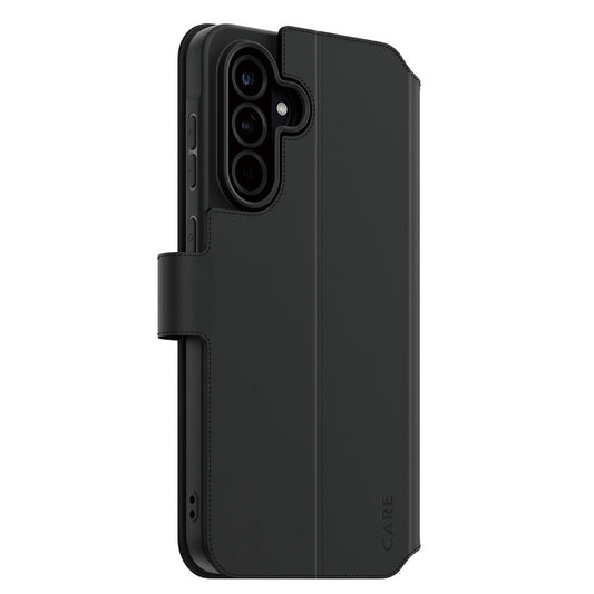 Étui pour Samsung Galaxy A26 A266, PanzerGlass, avec fonction support et portefeuille, Noir