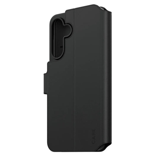 Étui pour Samsung Galaxy A26 A266, PanzerGlass, avec fonction support et portefeuille, Noir