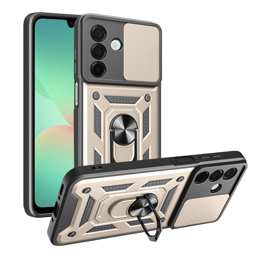 Custodia per Samsung Galaxy A26 A266, Techsuit, CamShield, Dorata
